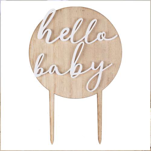 Hello Baby Cake Topper